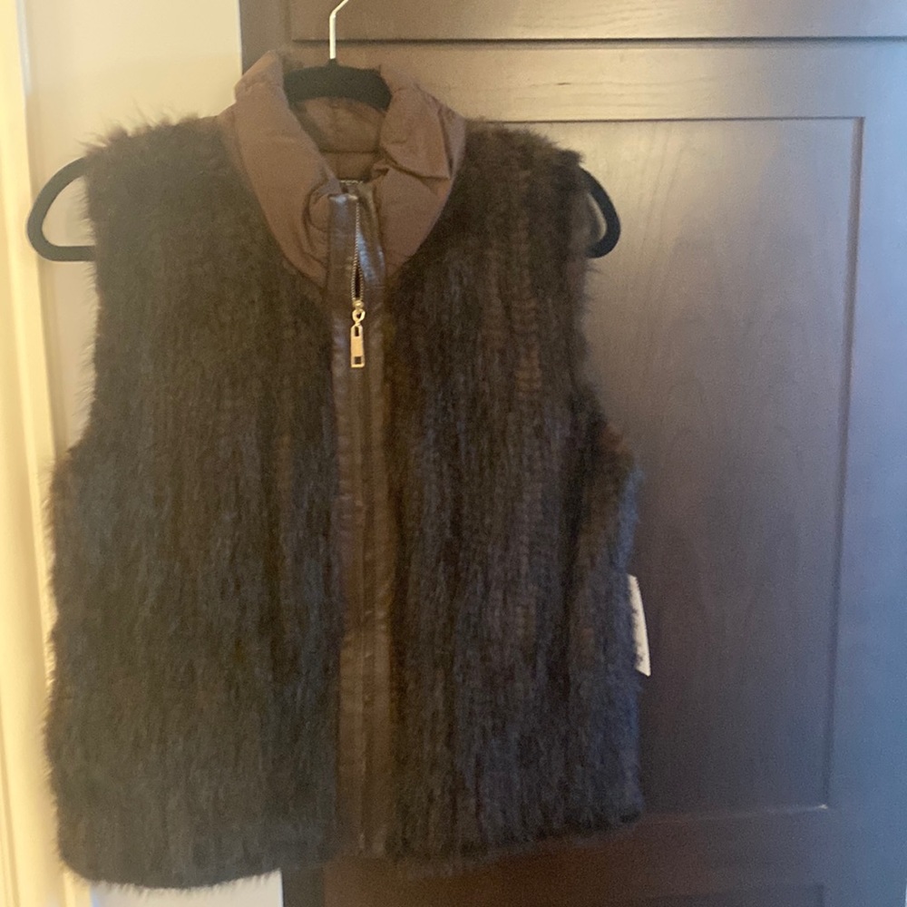 Etcetera Mink Vest